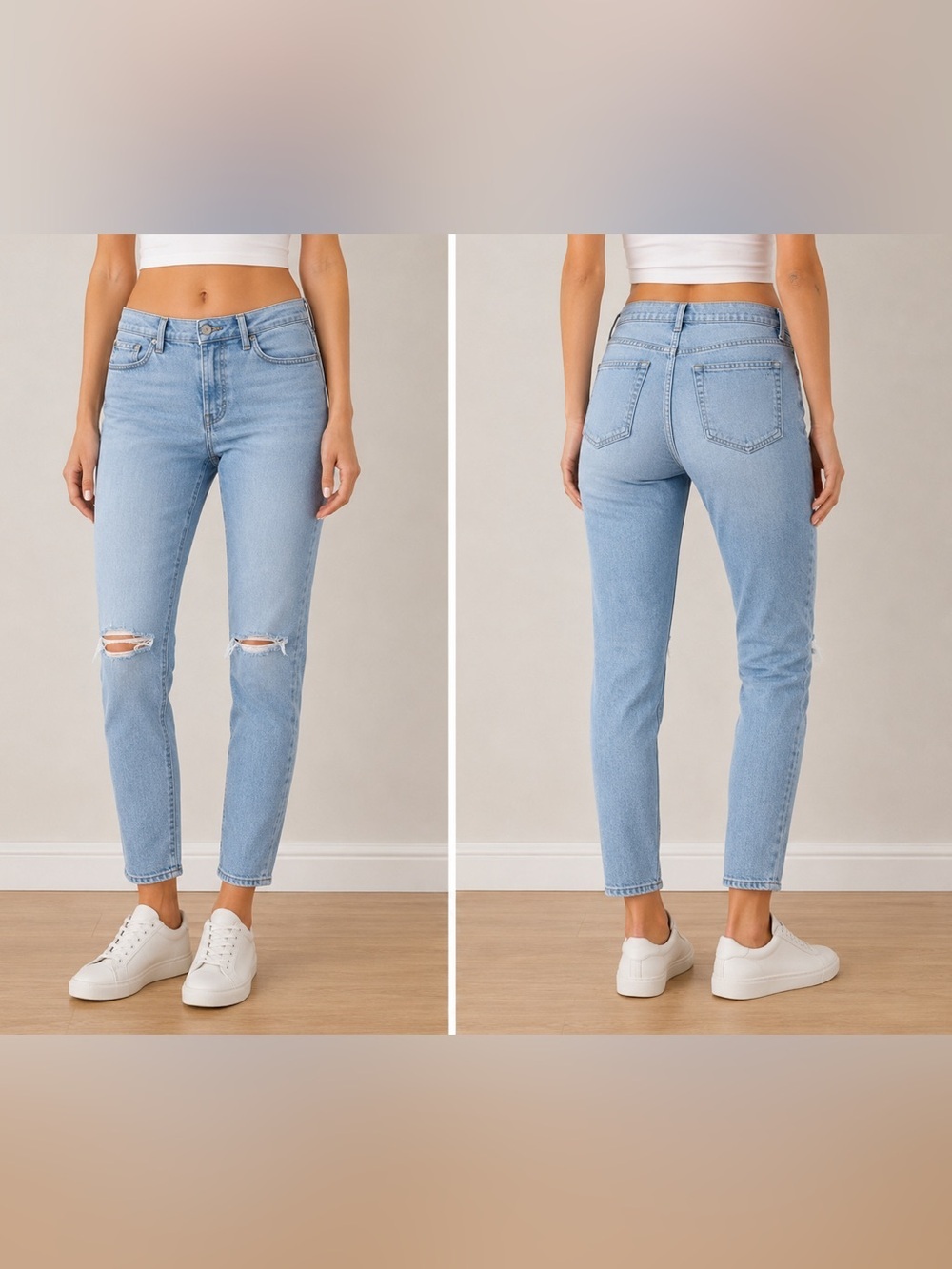 Rag & Bone Fit 1 Extra Slim Jasper Wholes Distressed Jeans – Size 32 – Like New